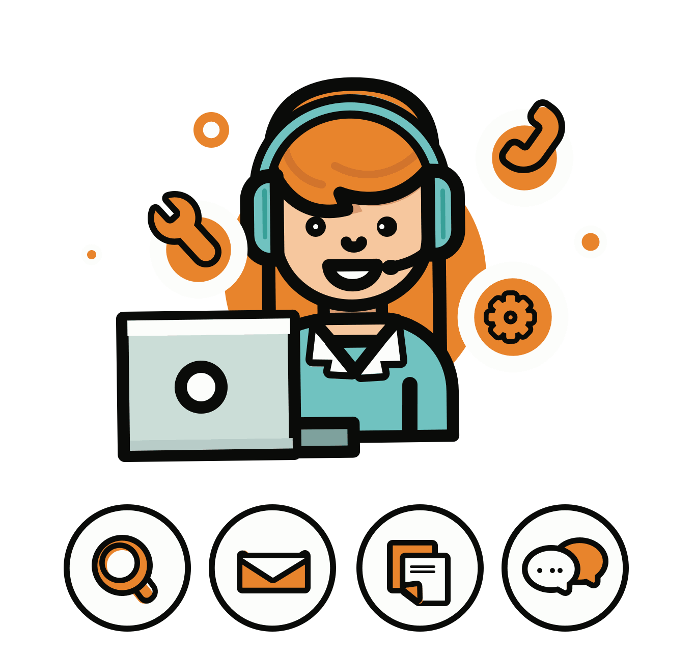 Texte Odoo et bloc d'image